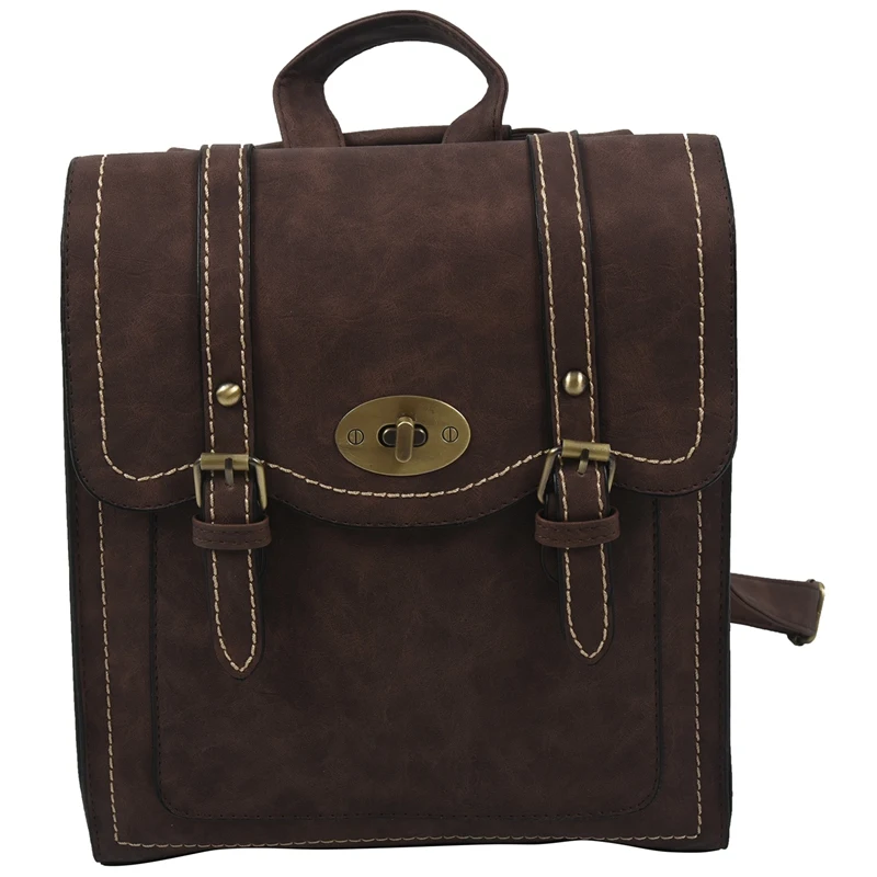 Vintage Women Backpack Black Pu Leather Backpacks For Teenage Girls Female School Shoulder Bag
Vintage Women Backpack Black Pu Leather Backpacks For Teenage Girls Female School Shoulder Bag