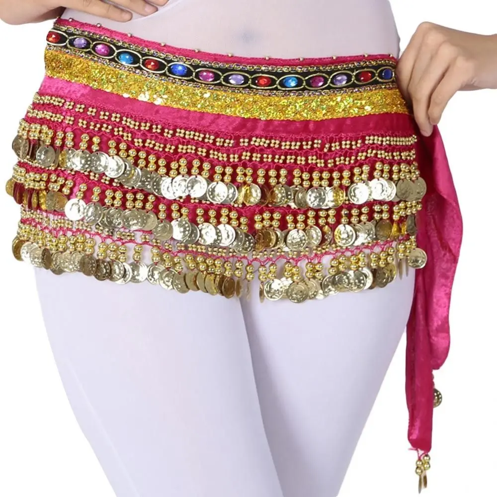

Пояс для танца живота с кисточками, Блестящий Пояс для Таиланда/Индии/арабского танца, юбка с блестками, женские костюмы для шоу