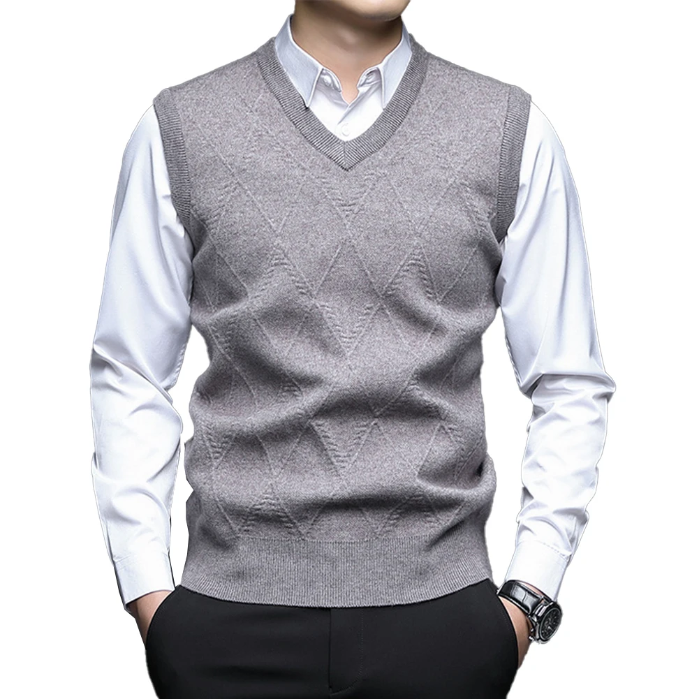 Stylish Men Sweater Vest Knitted Tank Solid Breathable Casual Sweater Comforts Tank Top Thermal Durable V Neck
Stylish Men Sweater Vest Knitted Tank Solid Breathable Casual Sweater Comforts Tank Top Thermal Durable V Neck