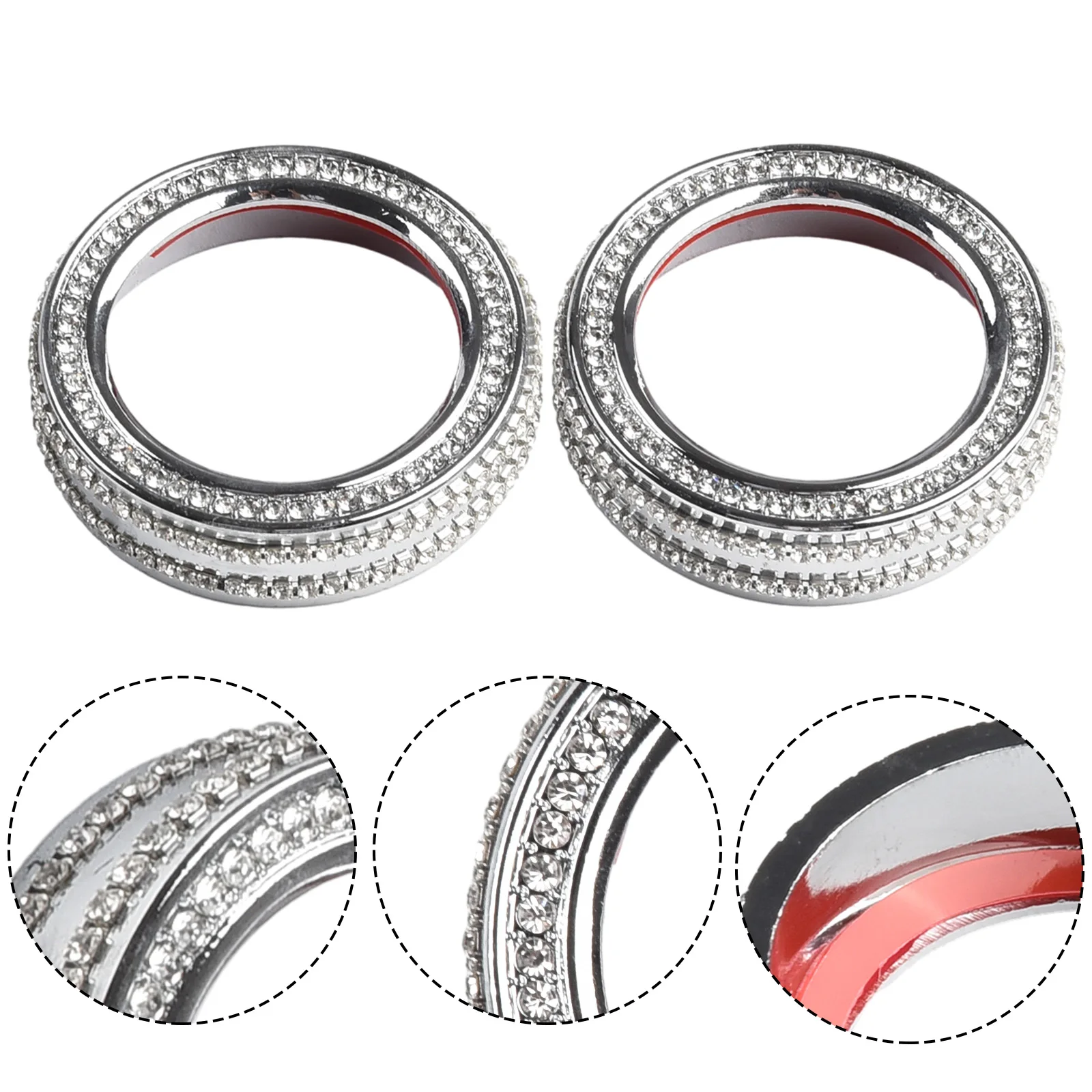 Car Air Condition Knob Decor Cover Ring, Easy Peel and Stick Installation, Exclusive Customization, Portable and Non Damaging 2
Car Air Condition Knob Decor Cover Ring, Easy Peel and Stick Installation, Exclusive Customization, Portable and Non Damaging 2