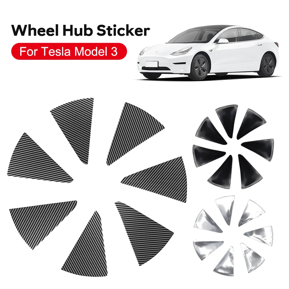 

Suitable For Tesla Model 3 2023 Wheel Hub Decorative Sticker 18-Inch PVC Wheel Rim Anti-Scratch Protection Strip