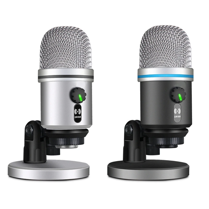 USB Stereo Lossless Microphone Condenser Microphone JY-U15 with Breathing Light Effect & USB Cable for Games
USB Stereo Lossless Microphone Condenser Microphone JY-U15 with Breathing Light Effect & USB Cable for Games