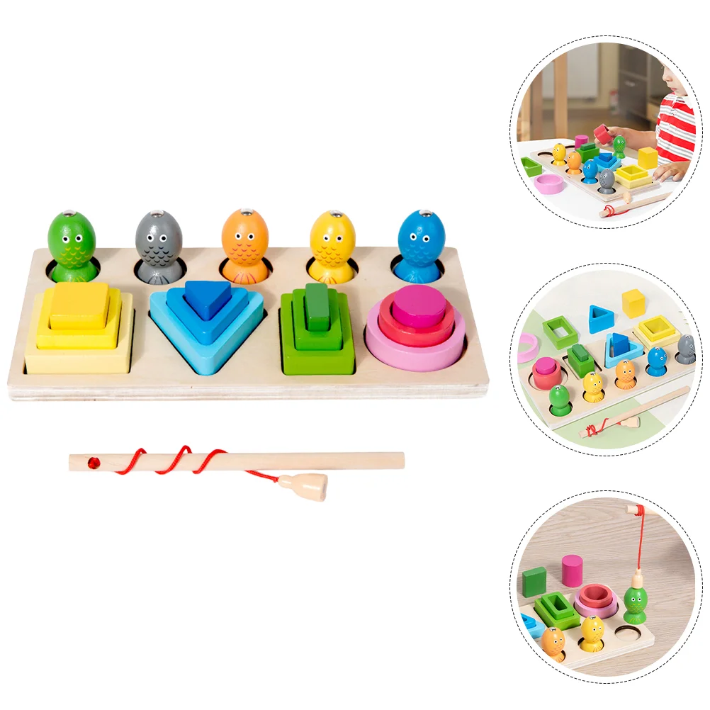 1 Set of Toddlers Wooden Montessori Educational Toy Shape Sorting Toy Fishing Game Fine Motor Toy
1 Set of Toddlers Wooden Montessori Educational Toy Shape Sorting Toy Fishing Game Fine Motor Toy