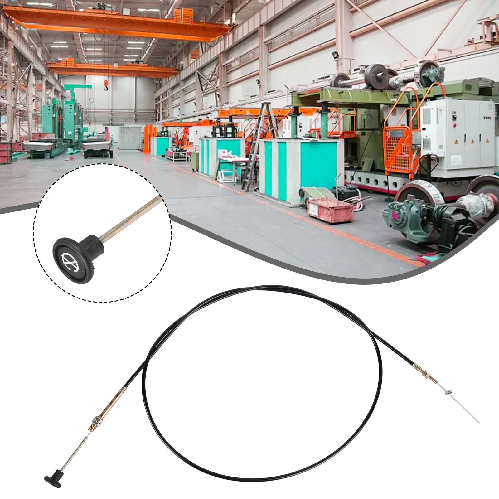 Stop Choke Bowden Cable Wire Control Bonnet Throttle Engine Fuel Flameout Electrical Wires Commercial Equipment Accessories
Stop Choke Bowden Cable Wire Control Bonnet Throttle Engine Fuel Flameout Electrical Wires Commercial Equipment Accessories