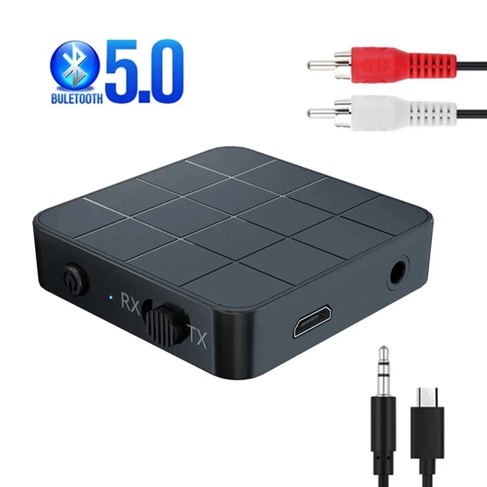 KN326 2-in-1 Bluetooth 5.0 Audio Receiver Transmitter 3.5mm AUX Jack RCA Car Wireless Adapter Speaker For Tv Computer Projection
KN326 2-in-1 Bluetooth 5.0 Audio Receiver Transmitter 3.5mm AUX Jack RCA Car Wireless Adapter Speaker For Tv Computer Projection
