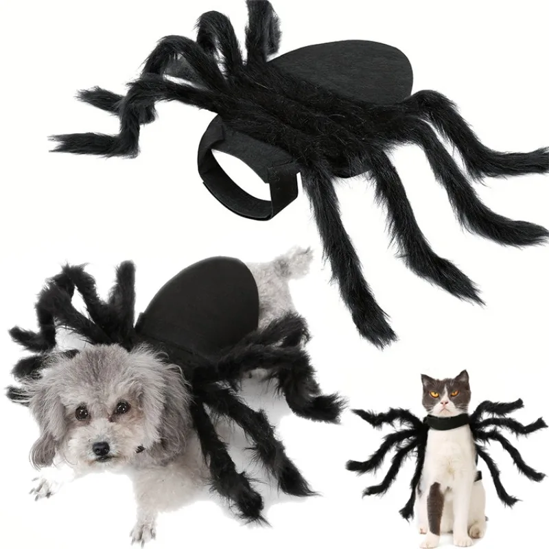 

Halloween Dog Cat Clothes Pet Cats Dogs Cosplay Funny Spider Costume Halloween Party Costumes for Small Medium Dog Cats Costumes