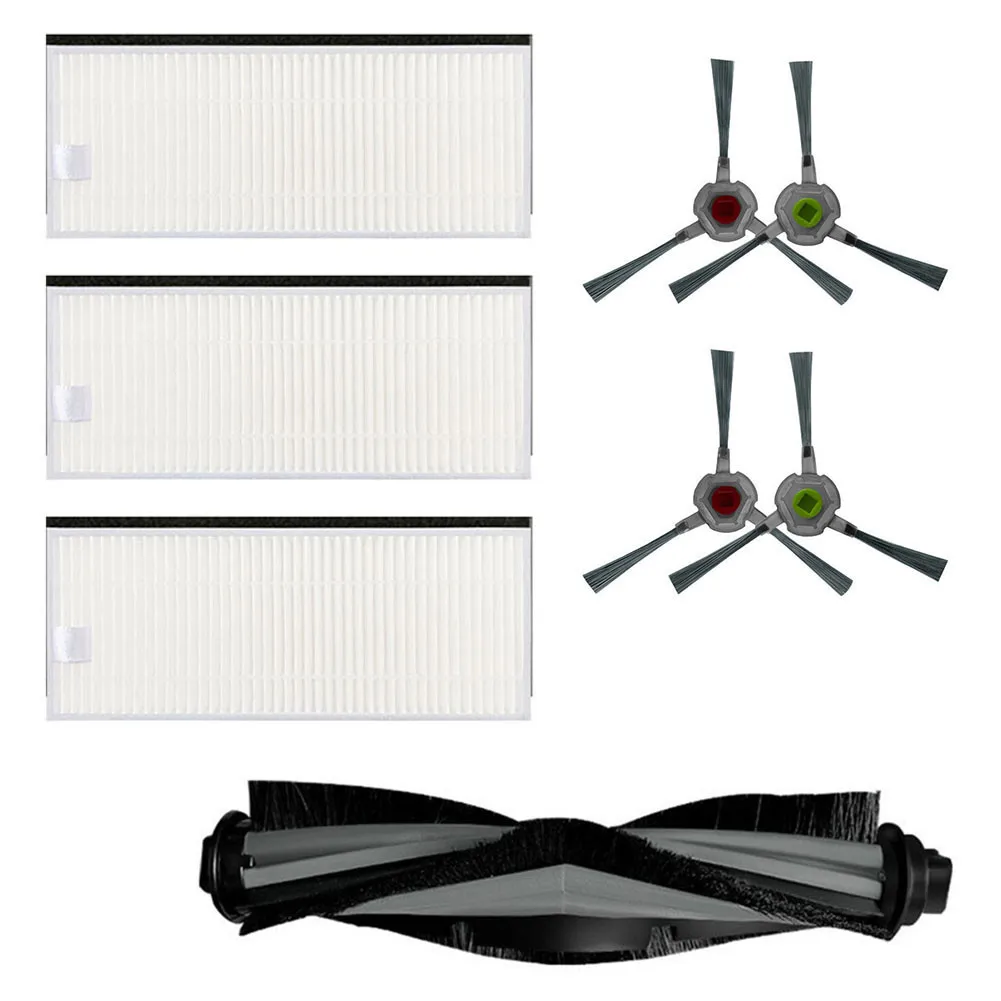 1pc Roller Brush & 3pcs Filters & 4pcs Side Brushes Household Cleaning Tools Accessories Vacuum Cleaner Replacement Parts
1pc Roller Brush & 3pcs Filters & 4pcs Side Brushes Household Cleaning Tools Accessories Vacuum Cleaner Replacement Parts
