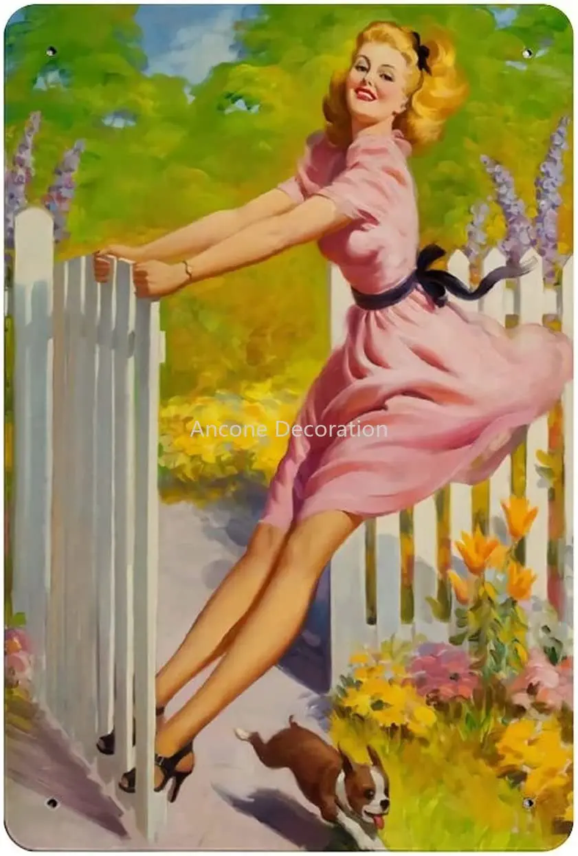 Naughty Woman At The Door Metal Tin Sign, Vintage Plaque Poster Garage Bar Home Wall Decor 8 X 12 Inches
Naughty Woman At The Door Metal Tin Sign, Vintage Plaque Poster Garage Bar Home Wall Decor 8 X 12 Inches