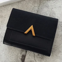 Short Women Wallet Classic Coin Purse Wallets For Woman Card Holder Small V-shaped Hasp Design Ladies Wallet Female Mini Clutch
Short Women Wallet Classic Coin Purse Wallets For Woman Card Holder Small V-shaped Hasp Design Ladies Wallet Female Mini Clutch