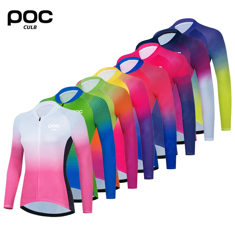 2024 CULB POC Women Cycling Jersey Bike Suit Maillot Spring Autumn Long Sleeve Bicycle Shirt Outdoor MTB Mountain Bike
2024 CULB POC Women Cycling Jersey Bike Suit Maillot Spring Autumn Long Sleeve Bicycle Shirt Outdoor MTB Mountain Bike