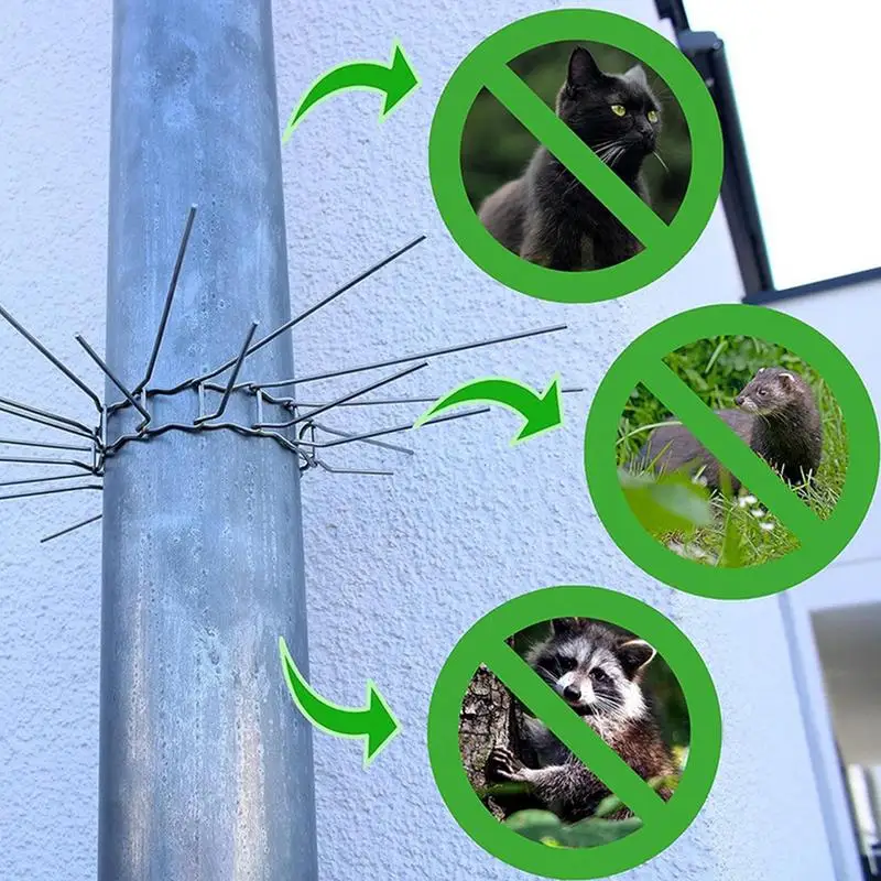 Gutter Downspout Protector Mink Repel Tape Tree Protector Animal Climbing Spring Steel Protectors Prevent Mink Raccoon Climbing
Gutter Downspout Protector Mink Repel Tape Tree Protector Animal Climbing Spring Steel Protectors Prevent Mink Raccoon Climbing