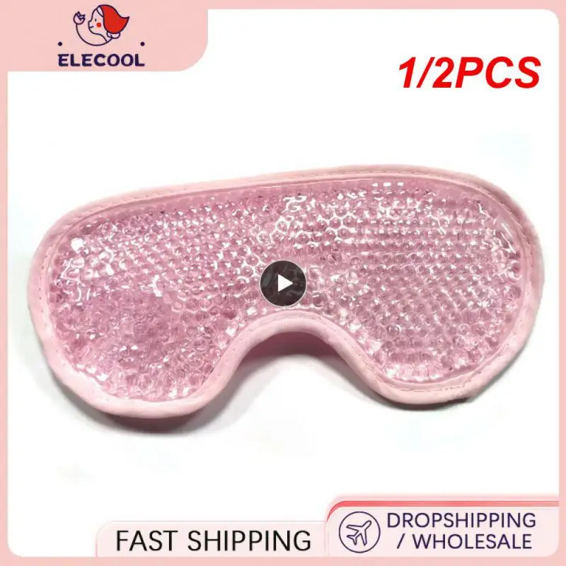 

1/2PCS New Gel Eye Mask Reusable Beads for Hot Cold Therapy Soothing Relaxing Beauty Gel Eye Mask Sleeping Ice Goggles Sleeping