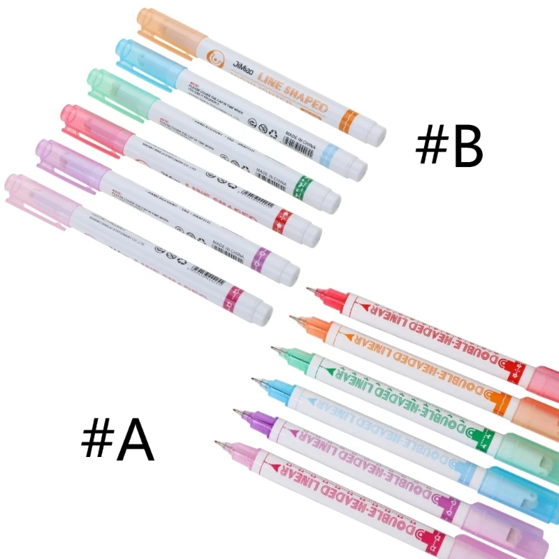 E9LB Набор ручек-хайлайтеров ручки Flowwing Cool Pen, 6 цветных ручек Pen, маркер с двумя наконечниками
E9LB Набор ручек-хайлайтеров ручки Flowwing Cool Pen, 6 цветных ручек Pen, маркер с двумя наконечниками