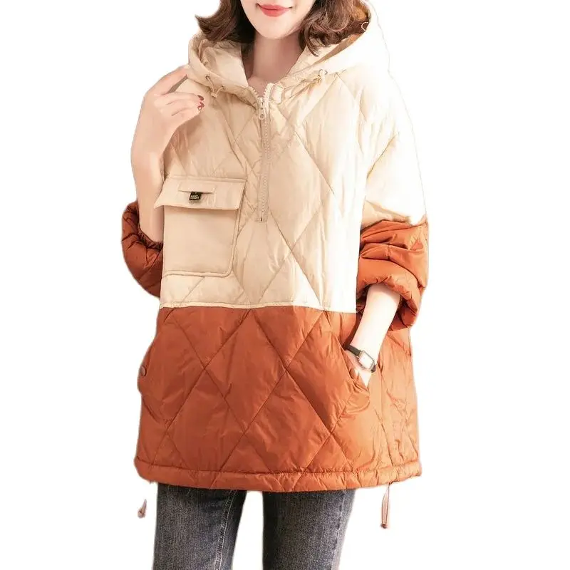 2023 New Fashion Hooded Cotton Clothes Female Autumn Winter Jacket Korean Version Loose light Thin Warm Women's Overcoat Parkers
2023 New Fashion Hooded Cotton Clothes Female Autumn Winter Jacket Korean Version Loose light Thin Warm Women's Overcoat Parkers