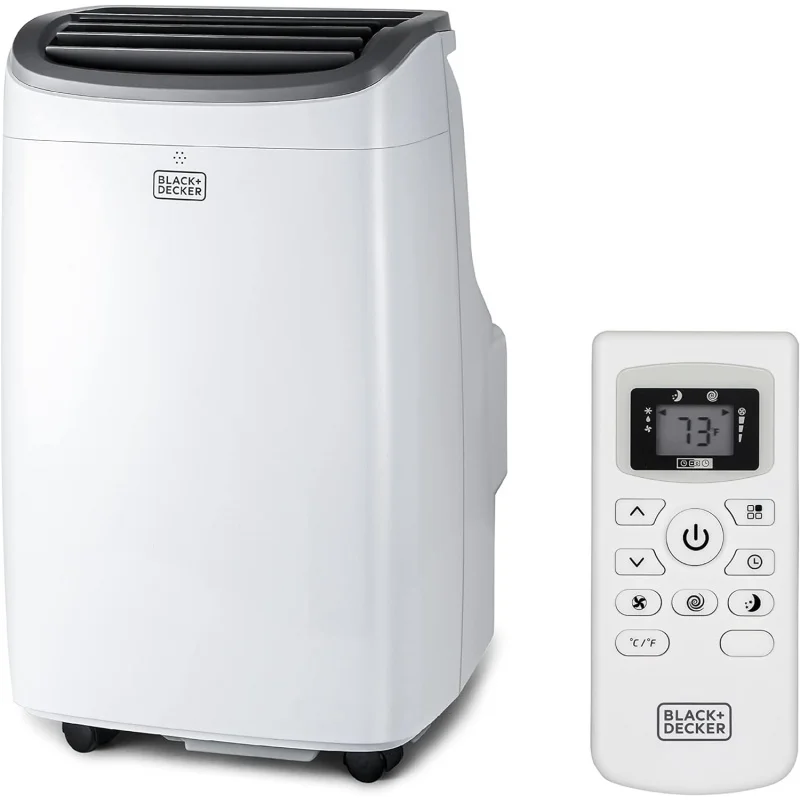 

BLACK DECKER 10,000 BTU Portable Air Conditioner up to 450 Sq. ft. with Remote Control, White