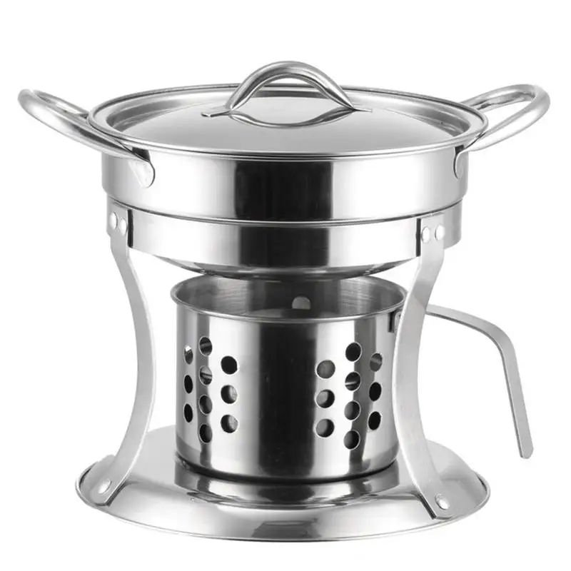 Portable Hot Pot Cooker With Pot Stainless Steel Shabu Hot Pot With Lid Portable Cooking Utensils For Indoor And Outdoor Hot Pot
Portable Hot Pot Cooker With Pot Stainless Steel Shabu Hot Pot With Lid Portable Cooking Utensils For Indoor And Outdoor Hot Pot