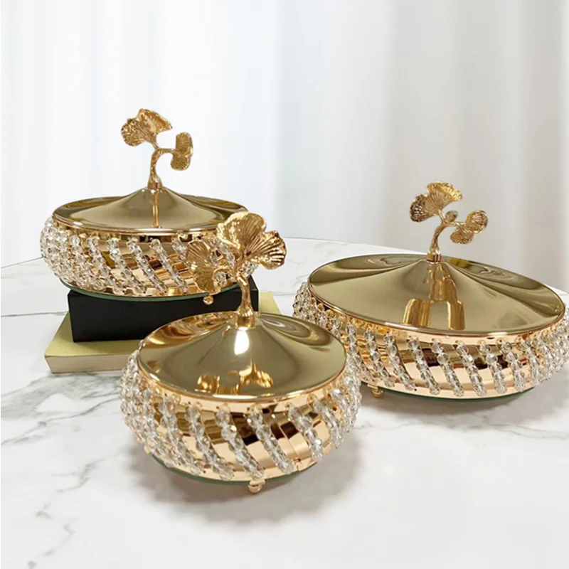 Snack and Fruit Creative Gold Crystal Tray, Living Room Metal Desktop Storage Box, Ginkgo Leaf Storage Tray, Home Decoration
Snack and Fruit Creative Gold Crystal Tray, Living Room Metal Desktop Storage Box, Ginkgo Leaf Storage Tray, Home Decoration