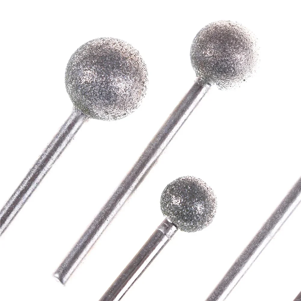 6PCS Diamond Grinding Needle Head Kit 33-40mm Length Round Ball Burr Drill Bit Set For Carving Engraving Drilling 4-12mm
6PCS Diamond Grinding Needle Head Kit 33-40mm Length Round Ball Burr Drill Bit Set For Carving Engraving Drilling 4-12mm