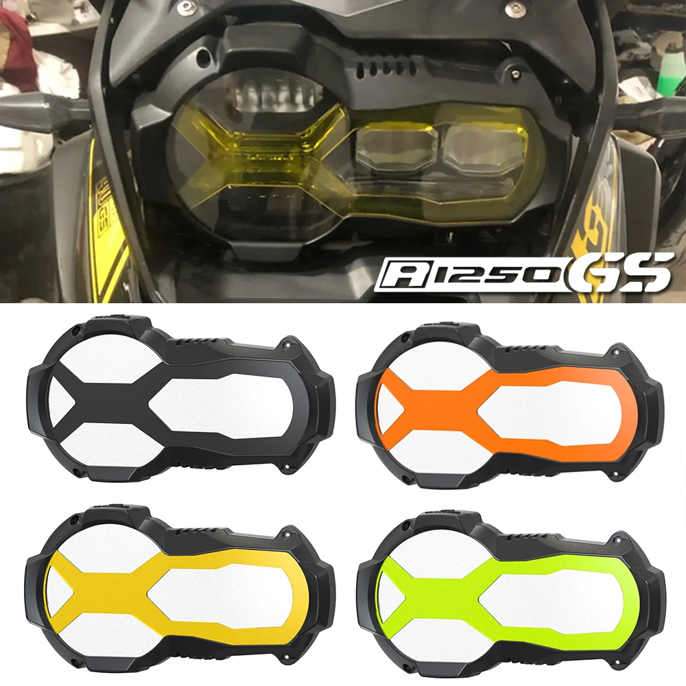 

With 4 Colours Fluorescent Cover For BMW R1200GS GSA R1250GS LC Adventure 2013-2024 2023 2022 New Motorcycle Headlight Protector