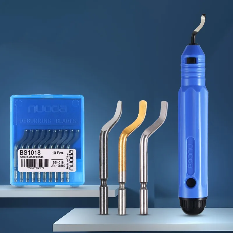 Deburring Tool with 11 HSS Steel Blades, 360 Degree Rotary Head Deburring Tool for Metal Resin Plastic 3D Printing Wood
Deburring Tool with 11 HSS Steel Blades, 360 Degree Rotary Head Deburring Tool for Metal Resin Plastic 3D Printing Wood