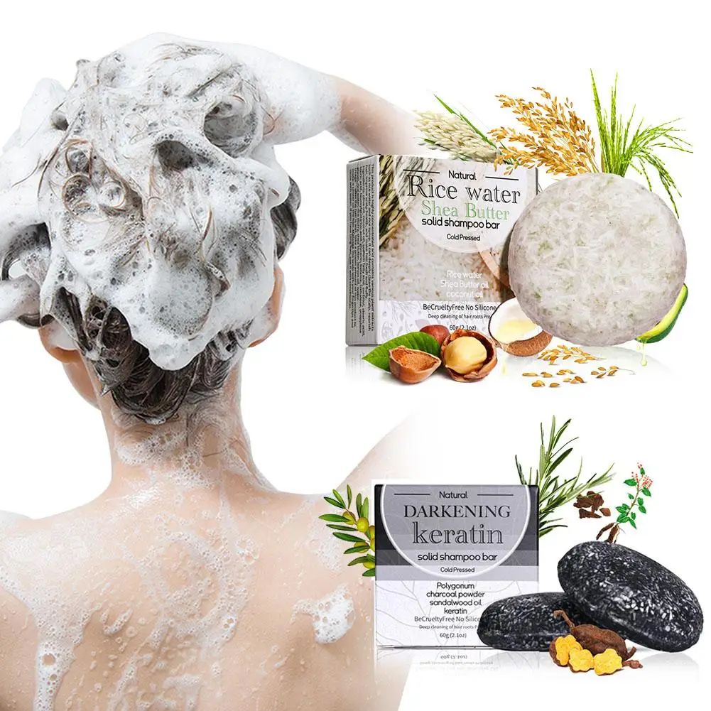 60g Darkening Hair Shampoos Bar Soap Strengthen Beauty Health Dry Crakced Repair Growth Rice Water Moisturizing Essential Oils
60g Darkening Hair Shampoos Bar Soap Strengthen Beauty Health Dry Crakced Repair Growth Rice Water Moisturizing Essential Oils