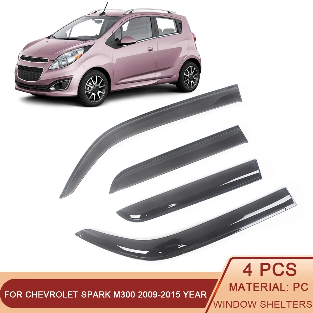 Козырек для боковых окон автомобильный тонированный черный, для Chevrolet Spark M300 2009-2015
Козырек для боковых окон автомобильный тонированный черный, для Chevrolet Spark M300 2009-2015