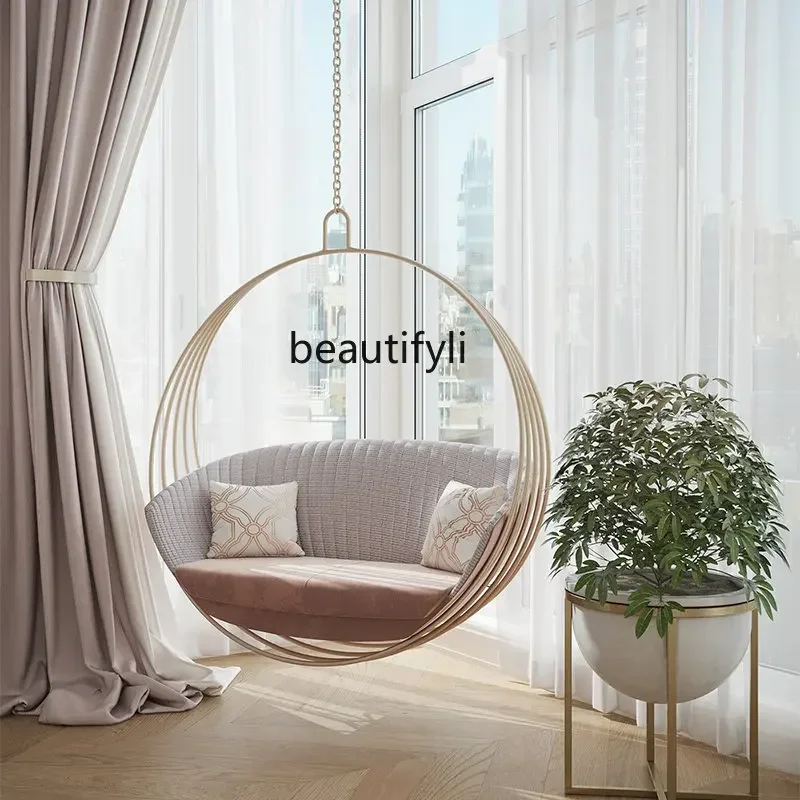 yj Cradle Chair Glider Bedroom Girl Living Room round Single Hanging Basket Indoor Swing
yj Cradle Chair Glider Bedroom Girl Living Room round Single Hanging Basket Indoor Swing