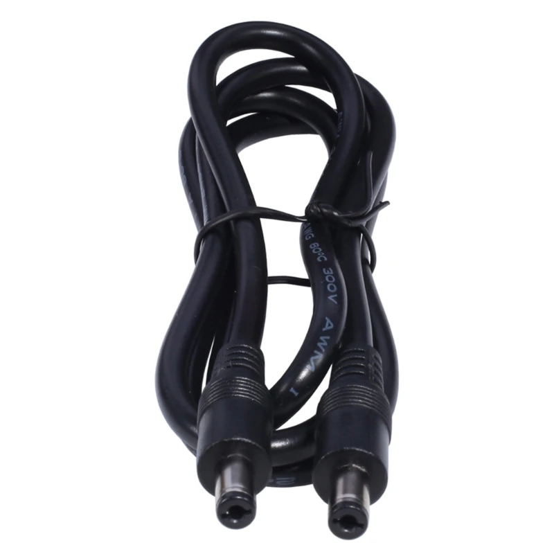 DC5521 to DC5521 Cable Cord,18AWG DC5.5m 2.1mm Male Plug to Male Power Supply Adapter Wire for LED Light Speaker
DC5521 to DC5521 Cable Cord,18AWG DC5.5m 2.1mm Male Plug to Male Power Supply Adapter Wire for LED Light Speaker