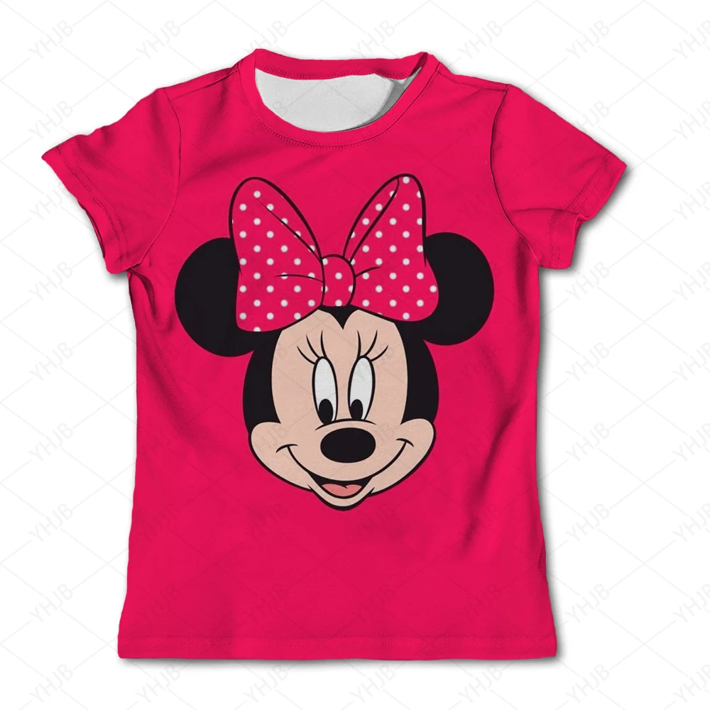 Disney Minnie Printing T-shirt Babies Girls O-neck Bottoming Shirt Fashion Simple Cute Short Sleeve Tops Child Cartoon Clothes
Disney Minnie Printing T-shirt Babies Girls O-neck Bottoming Shirt Fashion Simple Cute Short Sleeve Tops Child Cartoon Clothes