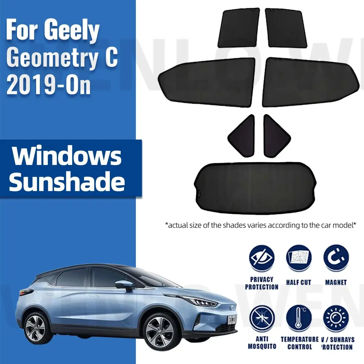 For Geely Geometry C 2019-2024 2023 Magnetic Car Sunshade Customized Side Window Curtain Sun Shield Visor Front Windshield
For Geely Geometry C 2019-2024 2023 Magnetic Car Sunshade Customized Side Window Curtain Sun Shield Visor Front Windshield