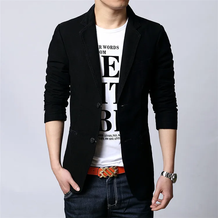 Cotton Business Casual Men Blazer Fashion Trend Slim Fit Solid Color Jacket Large Size M-7XL Khaki Black Brown Suit Coat
Cotton Business Casual Men Blazer Fashion Trend Slim Fit Solid Color Jacket Large Size M-7XL Khaki Black Brown Suit Coat