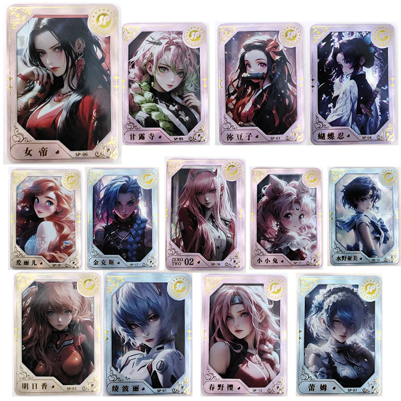 Anime Goddess Story The Secret of The Goddess Kamado Nezuko Kanroji Mitsuri Ayanami Rei Sp Card New Collection Boy Birthday Gift
Anime Goddess Story The Secret of The Goddess Kamado Nezuko Kanroji Mitsuri Ayanami Rei Sp Card New Collection Boy Birthday Gift