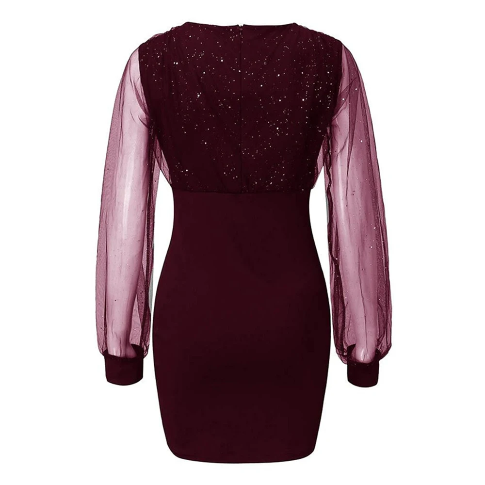 Classy and Elegant Womens Puff Sleeve Cocktail Evening Party Gown, V neck Bodycon Dress, Wine Red/Purple/Black/Blue Colors
Classy and Elegant Womens Puff Sleeve Cocktail Evening Party Gown, V neck Bodycon Dress, Wine Red/Purple/Black/Blue Colors