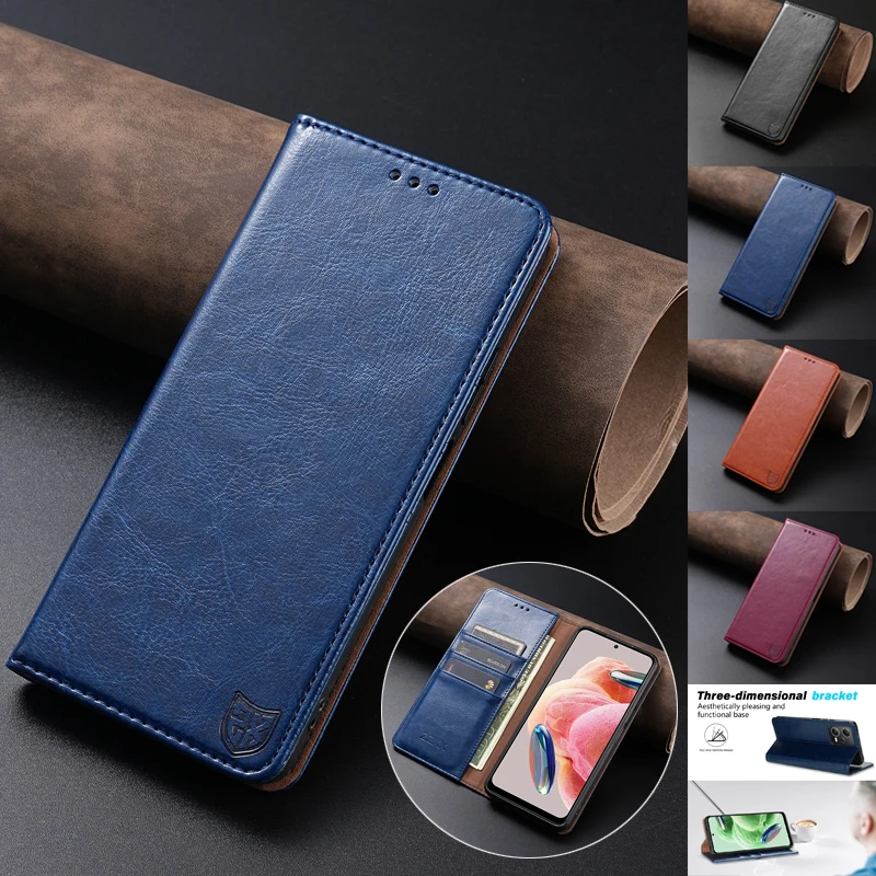 

Wallet Flip Over Anti Drop Leather Case For Xiaomi Redmi Note 12 12S 12 Pro 11 11S 10S 9 Pro 8T 7 12C 10C 9A 9C Poco X5 11T 12T