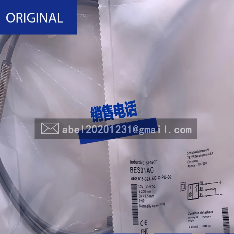 NEW ORIGINAL SENSOR 516-343-S49-C 516-324-EO-C-PU-02 516-324-EO-C-PU-03 516-357-E5-Y-S4 515-360-SA12-S4-T M18EI-NSC80B-S04G
NEW ORIGINAL SENSOR 516-343-S49-C 516-324-EO-C-PU-02 516-324-EO-C-PU-03 516-357-E5-Y-S4 515-360-SA12-S4-T M18EI-NSC80B-S04G