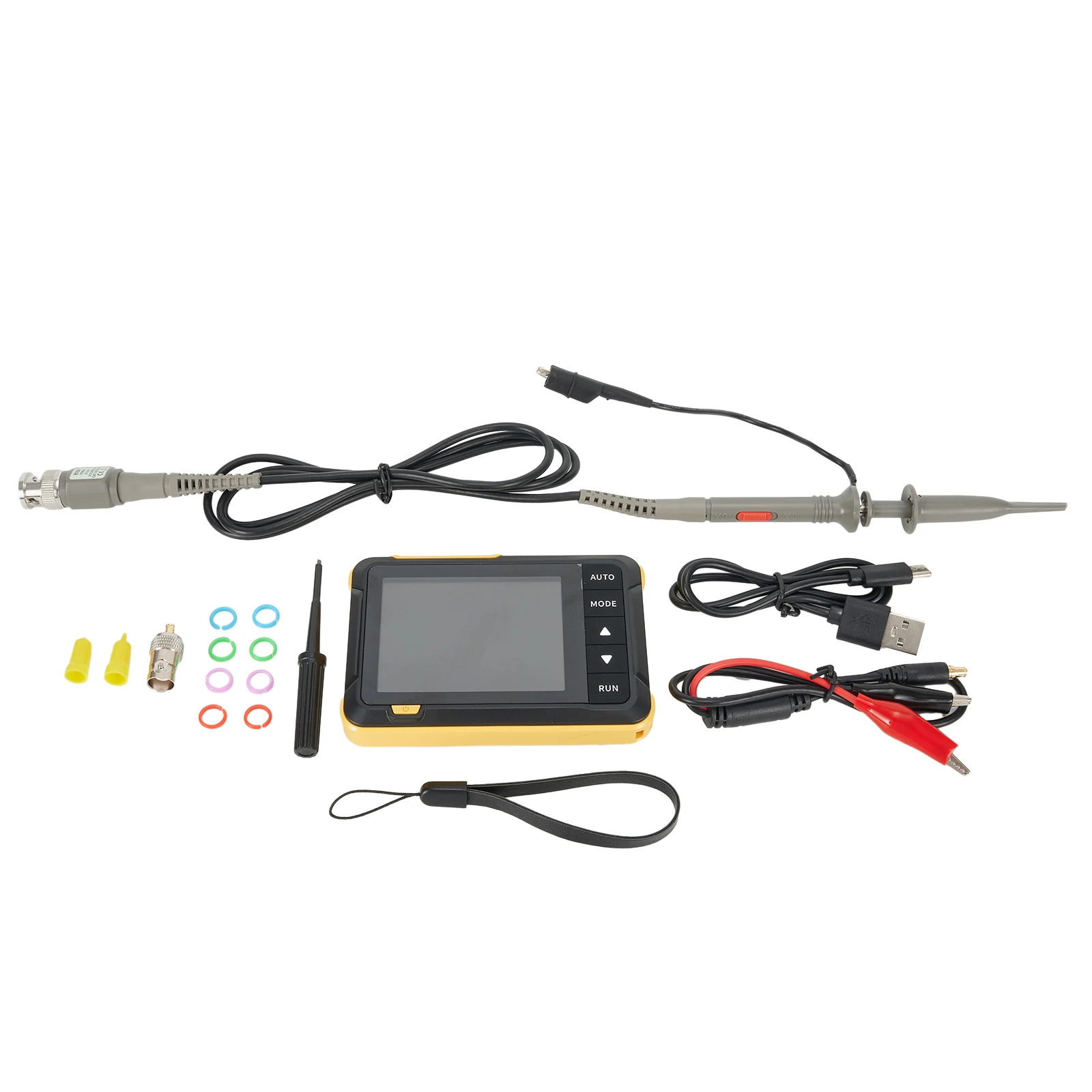 DSO 152 Handheld Oscilloscope Ultra Portable With Long Lasting Battery Suitable as Work Maintenance and DIY Tool
DSO 152 Handheld Oscilloscope Ultra Portable With Long Lasting Battery Suitable as Work Maintenance and DIY Tool
