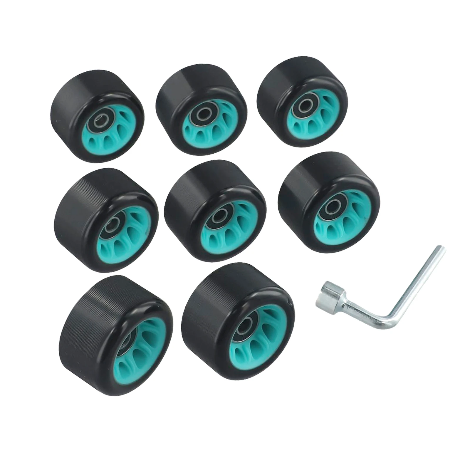 Skate Wheels Roller Skate Wheels Wheels With Wrench For Double-Row Roller Skates Indoor Roller Roller Indoor Games New
Skate Wheels Roller Skate Wheels Wheels With Wrench For Double-Row Roller Skates Indoor Roller Roller Indoor Games New