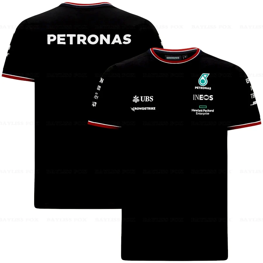 

2024 For Mercedes Benz F1 Racing T-Shirt Formula One Petronas Motorsport Team Car Fans Summer Quick Dry Breathable Jerseys