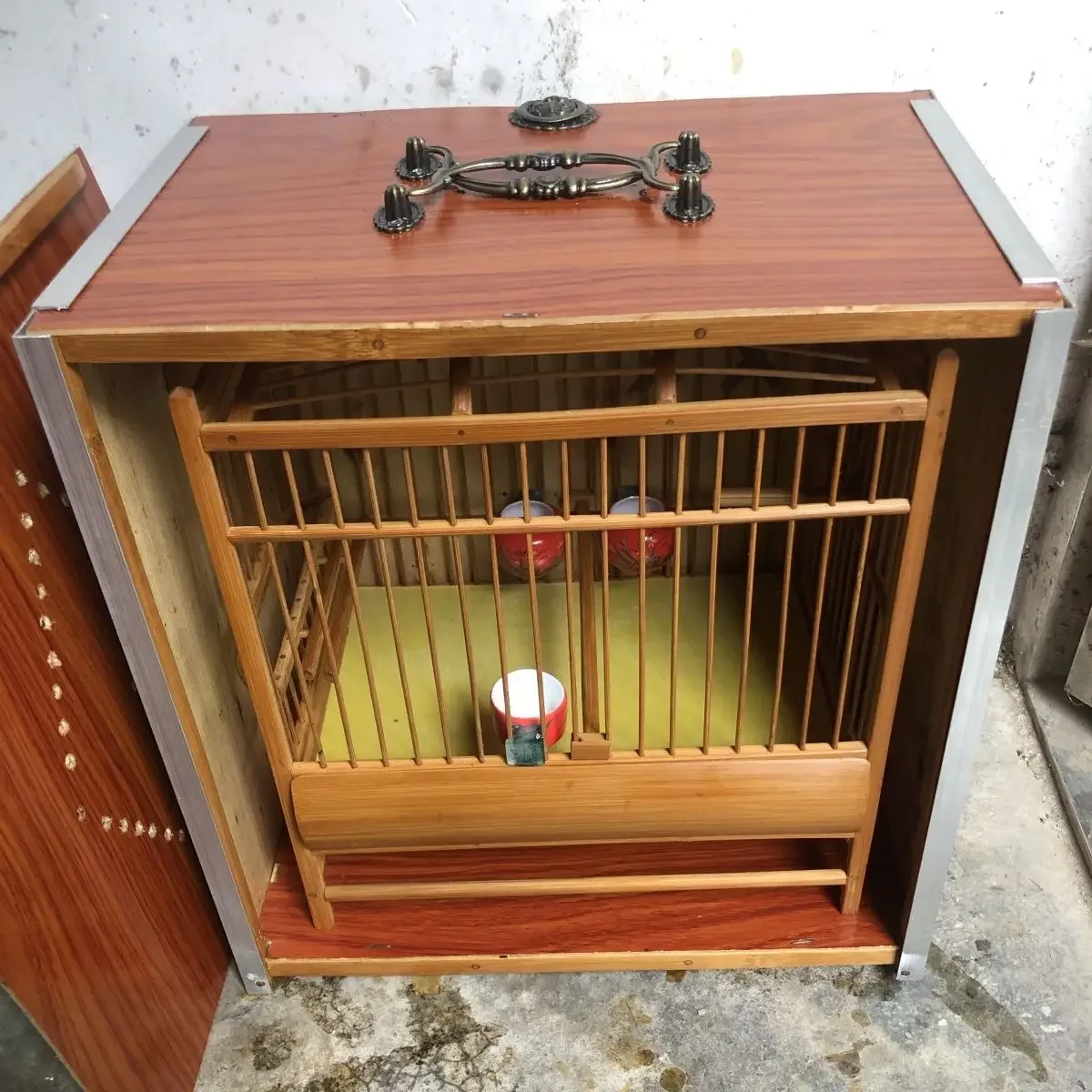 Handmade Bird Cage Set, Box Cage, New Cage, Yellow Teng Bird Box, Knotless, Leather Bamboo
Handmade Bird Cage Set, Box Cage, New Cage, Yellow Teng Bird Box, Knotless, Leather Bamboo