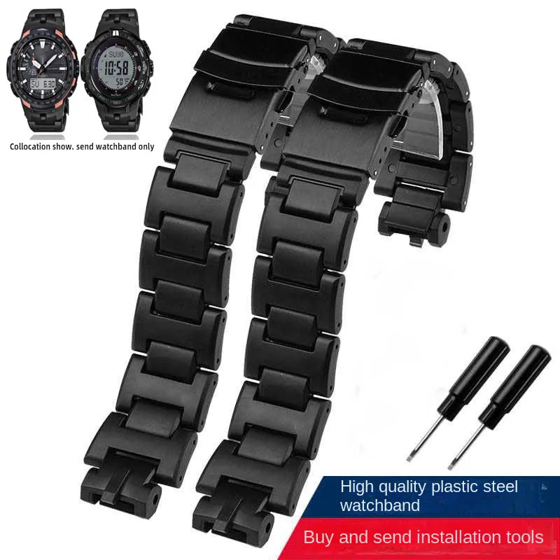 Пластиковый стальной ремешок для часов Casio ремешок для часов Складная Пряжка мужские PRW-3000 \ 3100 \ 6000 \ 6100Y черные встроенные водонепроницаемые аксессуары
Пластиковый стальной ремешок для часов Casio ремешок для часов Складная Пряжка мужские PRW-3000 \ 3100 \ 6000 \ 6100Y черные встроенные водонепроницаемые аксессуары