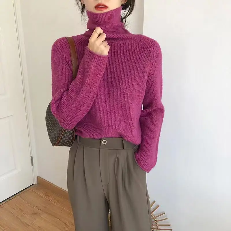 Cashmere Elegant Turtle Neck Women Sweater Soft Knitted Basic Pullovers O Neck Loose Warm Female Knitwear Jumpe
Cashmere Elegant Turtle Neck Women Sweater Soft Knitted Basic Pullovers O Neck Loose Warm Female Knitwear Jumpe