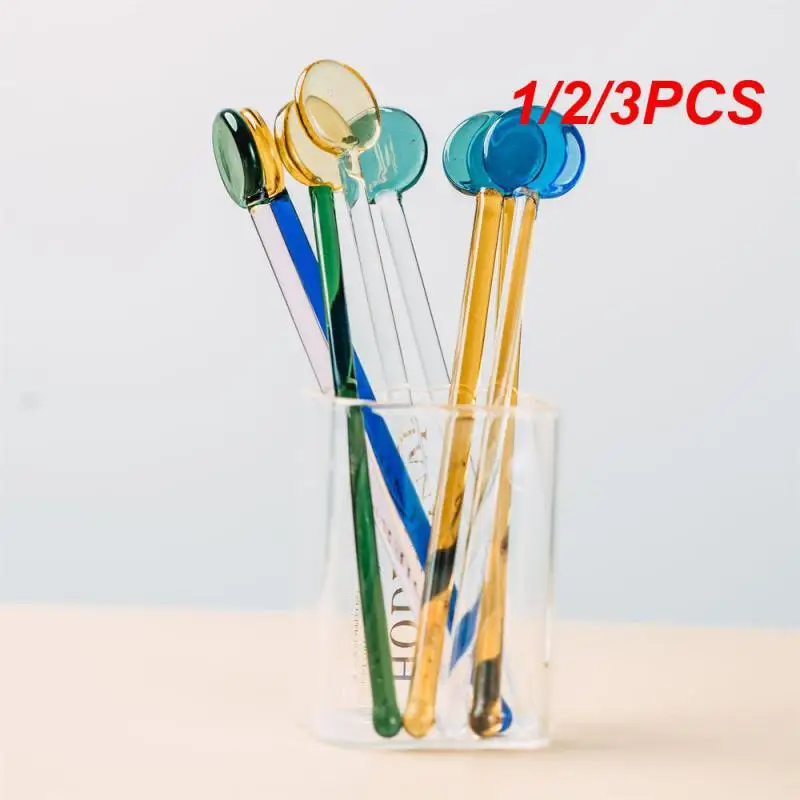 1/2/3PCS Heat-resistant Glass Spoon Stained Glass Long-handle Coffee Spoon Dessert Milk Stirring Ice Spoon Kitchen Gadgets
1/2/3PCS Heat-resistant Glass Spoon Stained Glass Long-handle Coffee Spoon Dessert Milk Stirring Ice Spoon Kitchen Gadgets