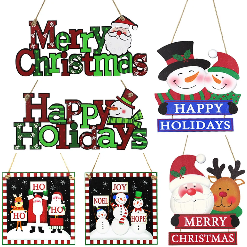 Christmas Door Sign Hanging Festival Decorative Greeting Ornaments Party Favors Pendent Home Decor Farmhouse Crafts
Christmas Door Sign Hanging Festival Decorative Greeting Ornaments Party Favors Pendent Home Decor Farmhouse Crafts