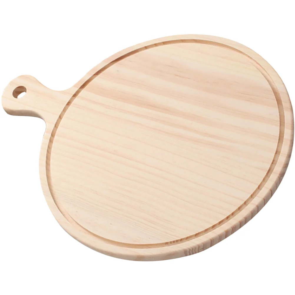 

9inch Multipurpose Food Wooden Food Tray Round Cheese Board Food Tray Tray Kitchen Gadget Board Dessert Bread Fruit Sushi