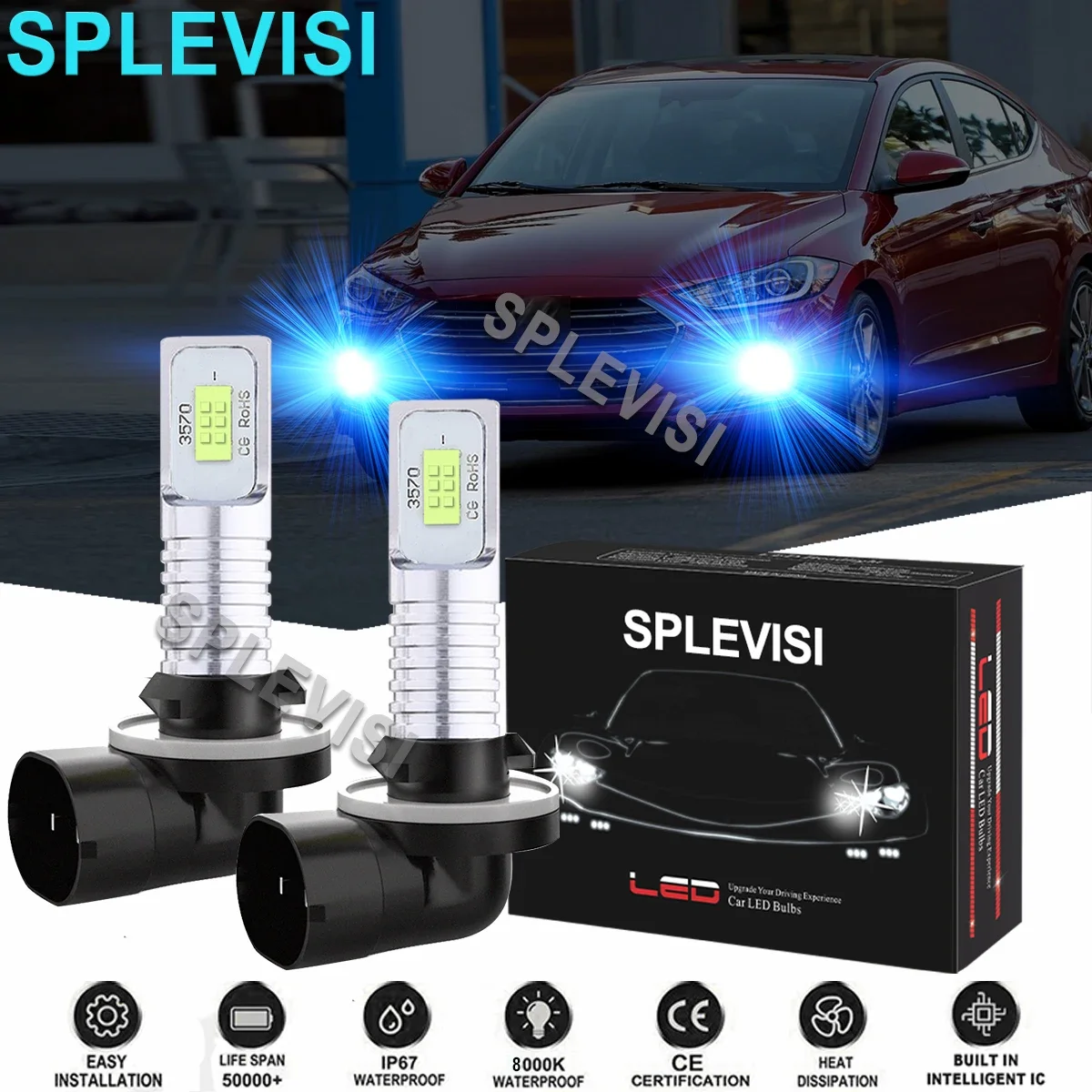 2PCS 8000K Ice Blue Car LED Fog Light Bulbs White Fit For Saturn ION 2004-2007 Volvo VNL VN 2003-2015 Corvette c4 1991-1996
2PCS 8000K Ice Blue Car LED Fog Light Bulbs White Fit For Saturn ION 2004-2007 Volvo VNL VN 2003-2015 Corvette c4 1991-1996