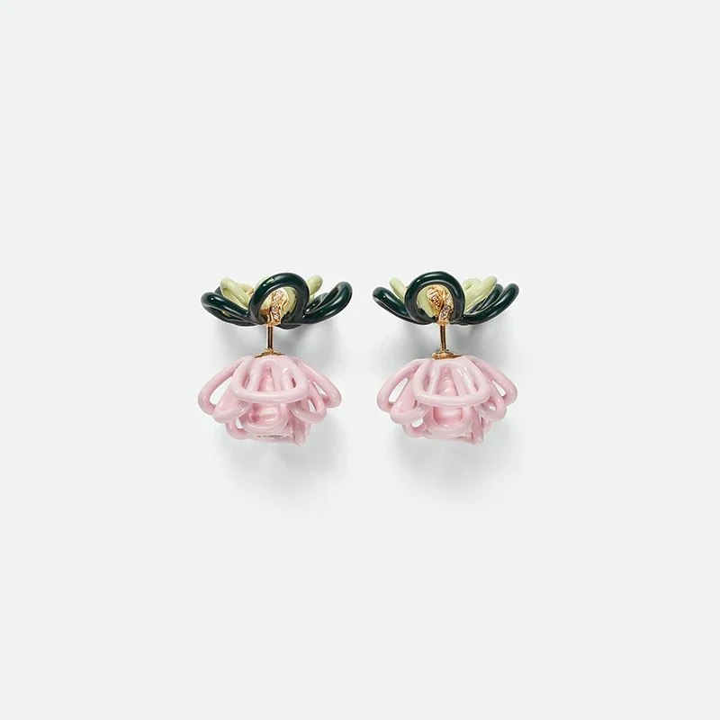 BV Earrings for Women Wire Studs with Electroformed Iconic Look Available in Various Colors
BV Earrings for Women Wire Studs with Electroformed Iconic Look Available in Various Colors