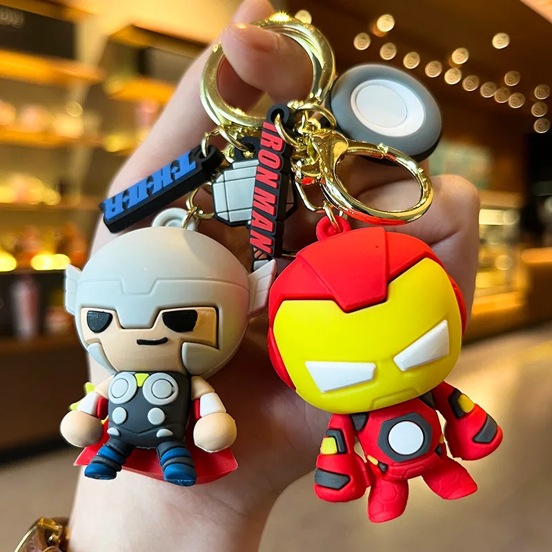 Marvel Iron Man Spider Man Hulk Doll Keychain Bag Pendant Fashion keyring Bag Car Keychain Keychain Decorative Birthday Gift
Marvel Iron Man Spider Man Hulk Doll Keychain Bag Pendant Fashion keyring Bag Car Keychain Keychain Decorative Birthday Gift