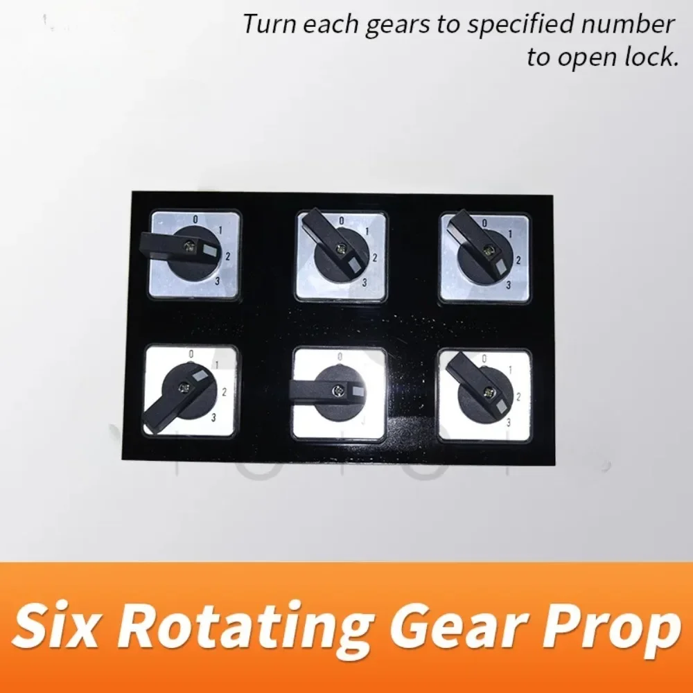 Escape Room Prop Rotating Gear Prop turn each gears to specified number to open lock game room devices
Escape Room Prop Rotating Gear Prop turn each gears to specified number to open lock game room devices