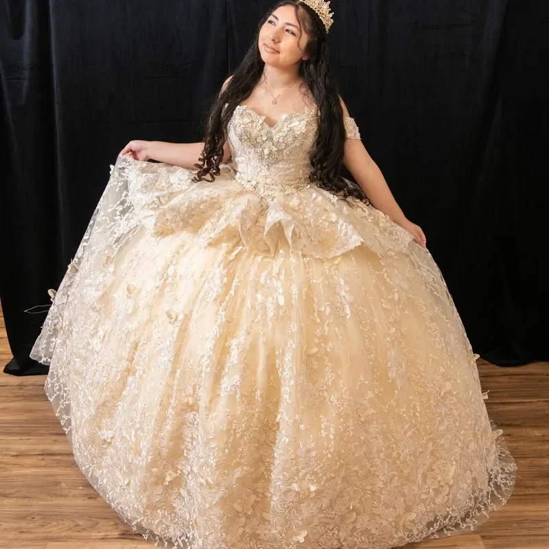 ANGELSBRIDEP Шампанское платье Quinceanera с аппликацией лук принцесса Сладкая 15 лет девочка день рождения платья
ANGELSBRIDEP Шампанское платье Quinceanera с аппликацией лук принцесса Сладкая 15 лет девочка день рождения платья