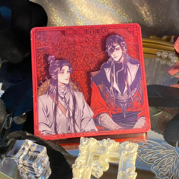 

Anime Heaven Official's Blessing Tian Guan Ci Fu Hua Cheng Xie Lian Cards Quicksand Coaster PVC Photo Cosplay Acrylic